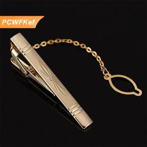 【PCWFKef】 เนคไทโลหะแบบเรียบง่ายสำหรับผู้ชายแถบเนคไทสีทองแบบหนีบคลิปหนีบเนคไทสำหรับธุรกิจเครื่องประดับงานแต่งงานแฟชั่น