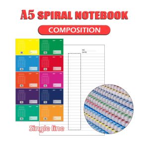 10PCS ZOFDA Spiral notebook 80 Leaves A5 writing Composition Waterproof giveaways kids notepad