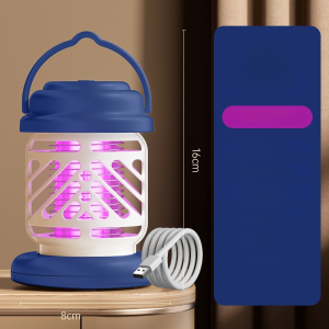 Mosquito Killer Lamp Photocatalytic UV Light USB Rechargeable for Home/Garden/Outdoor Use UV-C Mosquito Trapper