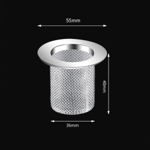 Stainless Steel Floor Drain Filter Mesh Kitchen Sink Anti-clog Filter Bathtub Hair Catcher Shower Leak Net Strainer Drains