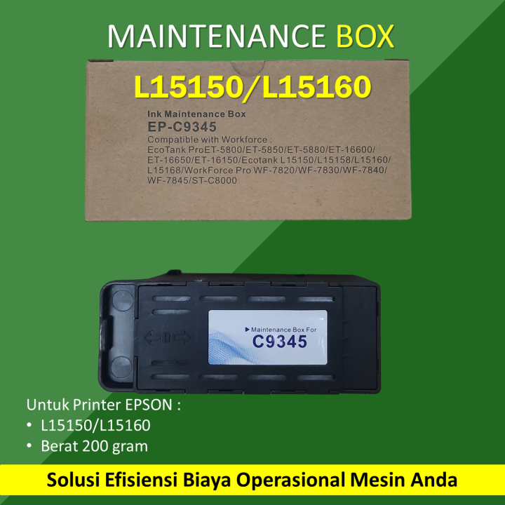 Maintenance Box C9345 Printer Epson L15150 L15160 