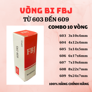 Combo 10 vòng FBJ 603 604 605 606 607 608 609