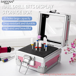 Hộp Trưng Bày Đựng Mũi Khoan Móng Hộp Đựng Đầu Mài Móng Nghệ Thuật Loại Mạnh Hộp Đựng Trưng Bày Dụng Cụ Làm Móng