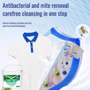 【Great Value Large Bucket】School Uniform Cleaning Explosive Salt Laundry Detergent Stain Remover Bright White Clothes
