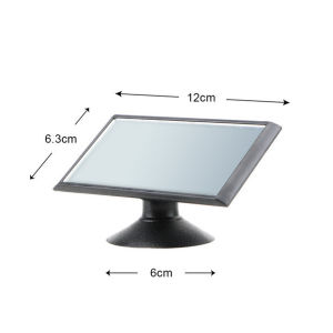 Universal Adjustable Suction Cup Interior Rear View Mirror Car Rear Mirror 360° Rotates Wide-angle