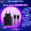 Bộ sạc nhanh samsung, củ sạc nhanh samsung 45w cổng Type-c cho Samsung Note 10 Note 20 A71 A70 A80 A90 S20 S20+ S20 S22 S23 Ultra, bảo hành 12 tháng. 