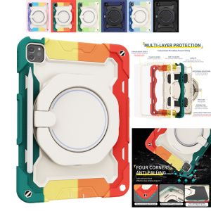 Heavy Duty Shockproof Safe Kids Back Case for iPad Air 2 9.7 2018 2017 iPad 11th 10th 9th 8th 7th 10.2 10.5 Mini Air 6 5 4 3 2 1 with Hand Holder for iPad Pro 11 12.9 13 Inch Casing Cover