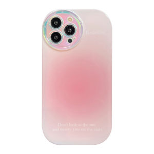 Candy Gradient Laser Phone Case for iPhone 17 /16/ 15/ 14  Full Camera Protection Shockproof Cover