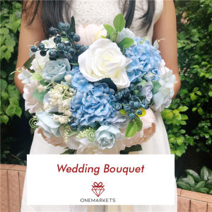 Buket bunga artificial - Hand Bouquet Wedding - Buket Wedding A017