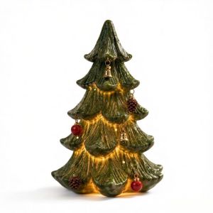 MAYIT Sáng Cây thông Noel Sử dụng nguồn điện USB. Nhựa Đèn ngủ LED Ánh sáng trắng ấm Đồ trang trí ngày lễ Trang trí Giáng sinh