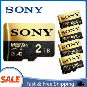 🔥100%Original Product+FREE Shipping+Free Send adapter+card reader🔥2TB SONY Micro SD Card High Speed SD Memory Card 128GB 256GB 512GB MicroSD C10 TF Flash Card for Xiaomi Phone Camera table PC