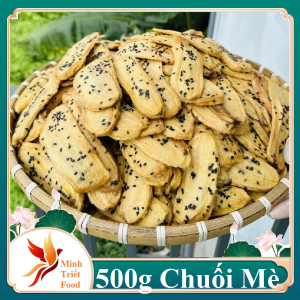 1kg Chuối Mè Dẻo Thơm Sạch Mới Tự Nhiên Đặc Biệt Không Tẩm Đường Gây Ngọt - ĐẶC SẢN MINH TRIẾT
