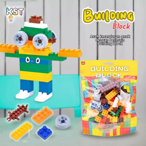 [KST] Mainan Balok Susun Edukasi 120pcs Roda Melatih Kreativitas Motorik Anak Kado Ulang Tahun