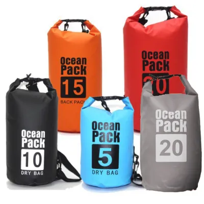 DRY BAG OCEAN PACK / WATERPROOF BAG2L 10L 15L dry bag water proof bag anti air