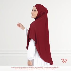 𝗛𝗔𝗨𝗪𝗔 Khimar Medina - Bergo melayu Plus soft Inner