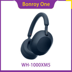 Sony WH-1000XM5 Wireless Over-Ear Headphones Noise Canceling Bluetooth 5.2 Auto NC Optimizer 30hr Battery Hi-Res Audio 8 Microphones Dual Processors Lightweight Design Voice Assistant Compatible
