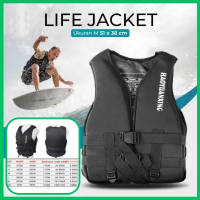 COD HAOYUANXING Jaket Pelampung Renang Dewasa Life Jacket Water Sport Vest - Baju pelampung dewasa / Jaket pelampung atunas/ Rompi renang dewasa