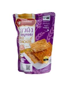 Camilan Makanan Ringan Snack Import Thailand Non Halal Pueng Ngee Chiang 90 Gr Rice Crackers Flossy Pork Varian Tomyum Brown Rice Shrimp Squid Floss Spicy