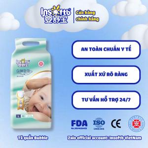 [Insoftb] - TÃ QUẦN BUBBLE SIÊU MỎNG 1.5MM BÔNG ĐẠT CHUẨN Y TẾ