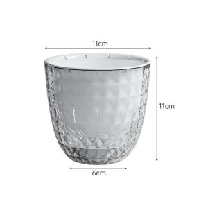 กระถางแบบใส กระถางต้นไม้ไฮโดรโปนิกส์ อัตโนมัติน้ํา สก์ท็อปก Mini Succulent Planter แจกันตั้งโต๊ะ ไม่ต้องรดน้ำเอง