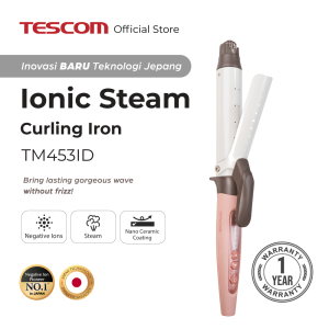 Tescom Ionic Steam Curling Iron/Pengeriting Rambut Dengan Uap TM453ID