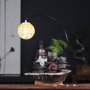 Home Decoration Items Water Fountain Decorative Accessories Water Fountain Indoor Living Room Decoration Shop Opening-up Housewarming Gifts Water Feature Decorative Items Display Desktop Home Decor