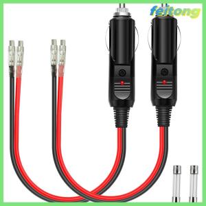 【feitong】🚕🚕【HOT SALE】 1 2pcs xe hợp nhất Thuốc lá nhẹ hơn Nam cắm thay thế 12V Thuốc lá nhẹ hơn dây cho lốp Inflator máy bơm không khí