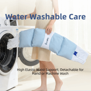 LIGHTER Waist Protection Lumbar Support Pillow Comfortable Adjustable Wrap Around Lumbar Roll Pillow Side Sleepers Soft Lumbar Cushion Belt Home Use
