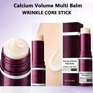 【discount store】Calcium Volume Multi Balm Stick Collagen Deep Hydration Anti-Wrinkle Face &Eye Cream Firming Brightening Portable Skincare Stick