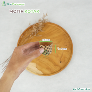 Paper Cup Cake Kertas Cup Motif Muffin Cake case Bruder Ukuran 38 mm Wadah Bolu Mini Kukus Bungkus Donut Roti Kue Cetakan Bolu Panggang Anti lengket isi 50 pcs