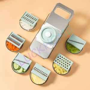 Multifunctional Vegetable Cutter Pemotong Parutan 7In1 Parutan Serbaguna 7in1 Parutan Sayur Dan Buah 7In1 Vegetable Cutter Premium Stainless Steel Multifungsi
