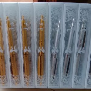 SULTAN SOUVENIR..SOUVENIR PERNIKAHAN PULPEN EMAS PERAK KEMASAN MIKA ISI 50 PCS BAGUS UNTUK HADIA DAN BERGUNA PULPEN NATA