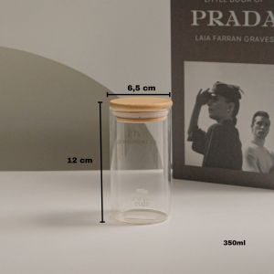 Toples Kaca/Glass Jar/Wadah penyimpanan/canister/Food container/Toples Bumbu Suran