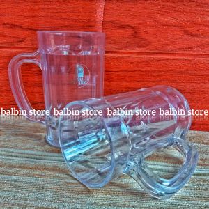 promo 6 GELAS GAGANG GL POLI PLASTIK 500ml SNI-GELAS GAGANG MIKA -  GELAS ANGKRINGAN & KULINER