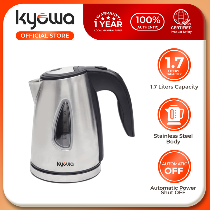 Kyowa Stainless Steel Electric Kettle KW-1366 Lazada