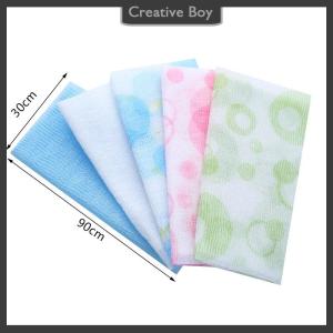 [Creative] Nylon Wash Cloth Towel Beauty Body Skin Exfoliating Shower Bathroom Washing