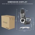 LENOBLE Office Chair Gaming Chair with foot-rest Kerusi Gaming Murah Cushion Computer Chair - 3 Years Warranty. 