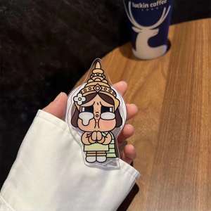 ตัวป๊อปติดมือถือ ติดเคสโทรศัพท์ตกแต่ง เคสตัวการ์ตูนลายน่ารัก เคสโทรศัพท์แข็งสําหรับฝาหลังอะคริลิค พร้อมส่ง