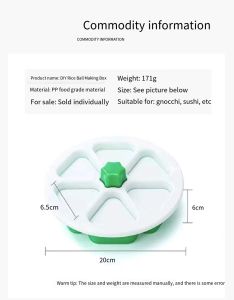 DIY Sushi Mold Onigiri Rice Ball Food Press Triangular Sushi Maker Mold Sushi Kit Japanese Kitchen Tools Bento Box Accessories