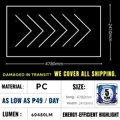【SALE】Honeycomb Hexagon LED Light for Billiard Shop Garage Bright Wide Coverage