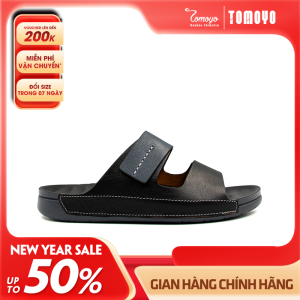 SIÊU SALE THÁNG 8 | Giảm 30% đơn 199k - Dép Nam Da Bò Nappa Xỏ Ngón Tomoyo TMD30400