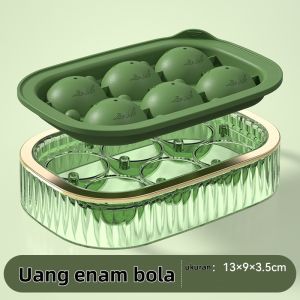 Cetakan Es Batu Silicone Ice Cube Mold 6 Grid Cetakan Es Batu Silicone Premium Cetakan Es Batu