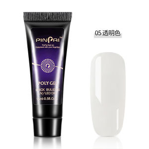 【Local Delivery】9 Colors Poly Gel Nail Polish Set Quick Build Poly Gel Nail Polish Extended Acrylic Gel Polish Nails 15ml