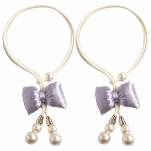 HUNIU 2pcs Modern Bows Curtain Tiebacks Adjustable Minimalist Curtain Ties Exquisite Pearl Pendant Curtain Holdbacks Sheer Curtains