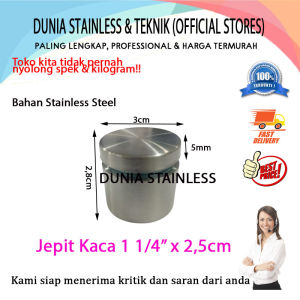 Jepit Kaca 1 1/4 x 25cm alat teknik stainless