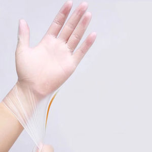 [Blue Sea Mall] 50 100pcs Latex Free Gloves TPE Disposable Gloves Transparent Non-Slip Acid Work Safety Food Grade Household Cleaning Gloves