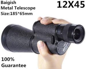 12X45 Metal / 10X40 Metal / 8X30 Metal Military Monocular HD High Quality Portable Mini Telescope Captain Caribbean Pirates Optics Telescopes