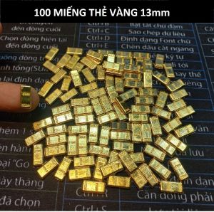 Combo 50 100 200 thỏi vàng thỏi bạc tài lộc thần tài thờ cúng trang trí phong thủy ý nghĩa