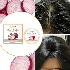 codRed Onion Biotin Shampoo Bar With Rosemary Extract Gentle Anti-dandruff Oil Control Refreshing Scalp Cleansing Hair Care Bar