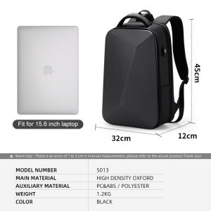 Fenruien Finryan laptop backpack anti-theft and waterproof backpack with USB charging multi-layer travel backpack technology sense backpack